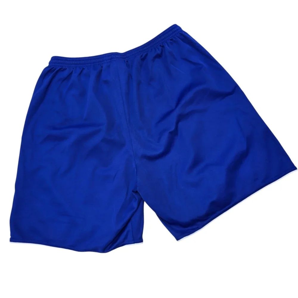 Adidas Soccer Shorts‎ Mens Large Royal Blue Climalite Athletic Gym Vintage
